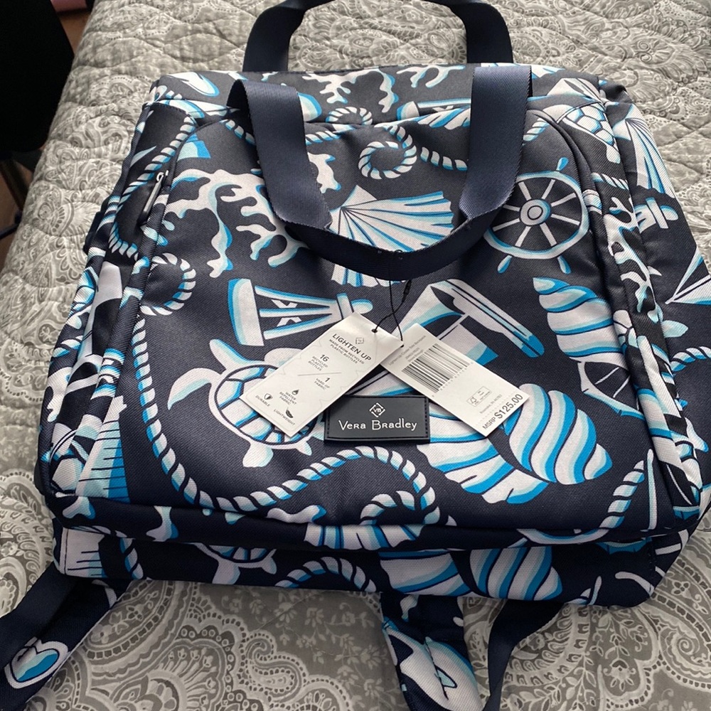 NWOT Vera Bradley lighten up cooker tote backpack. Brand new never used